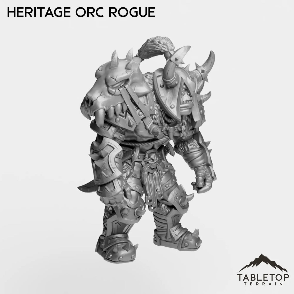 Tabletop Terrain Miniature Heritage Orc Rogue
