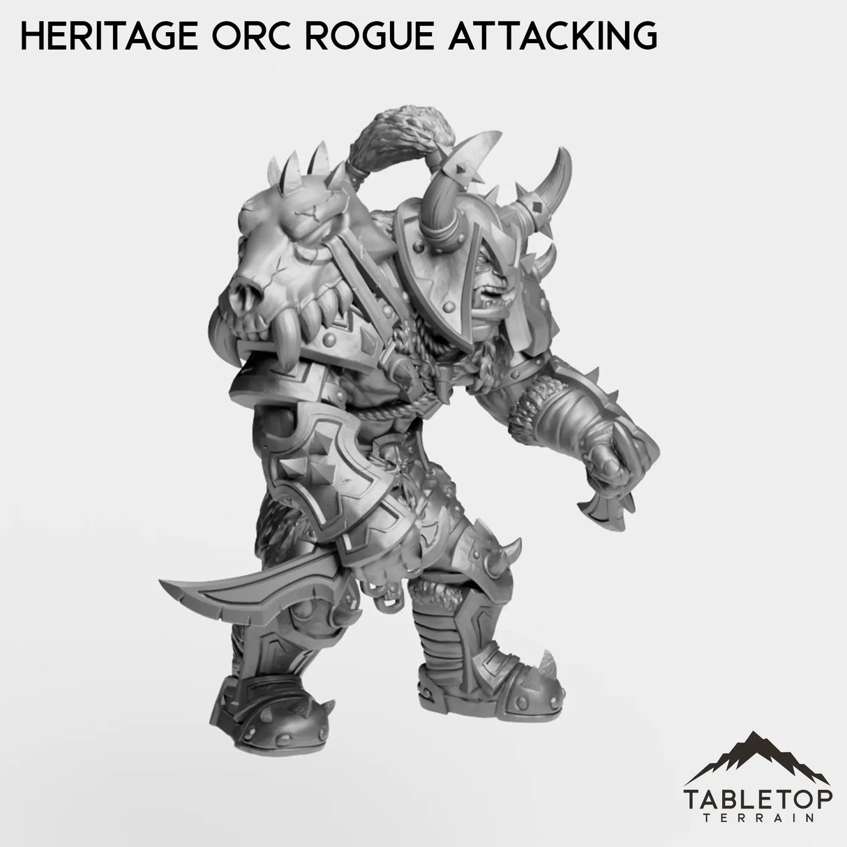 Tabletop Terrain Miniature Heritage Orc Rogue