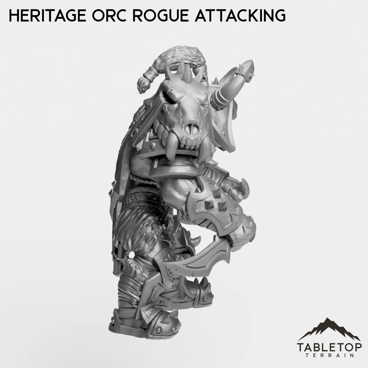 Tabletop Terrain Miniature Heritage Orc Rogue
