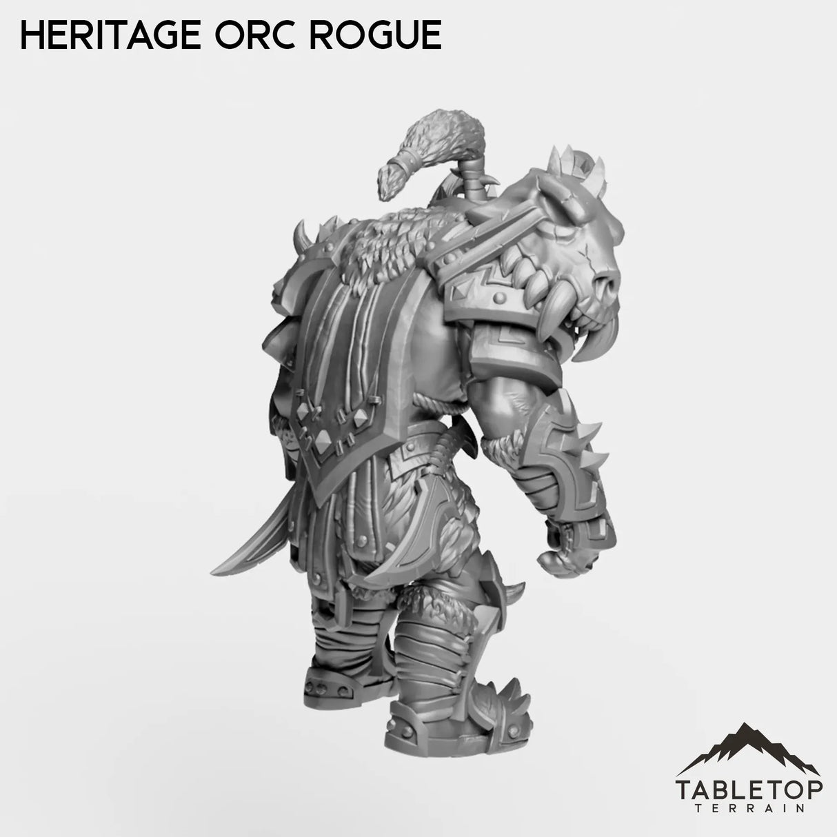 Tabletop Terrain Miniature Heritage Orc Rogue