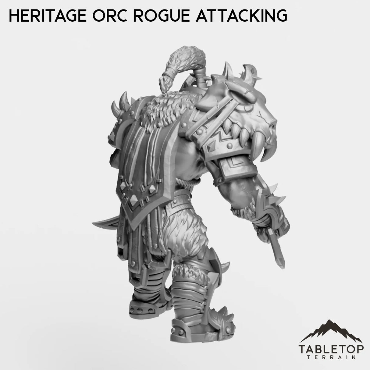 Tabletop Terrain Miniature Heritage Orc Rogue