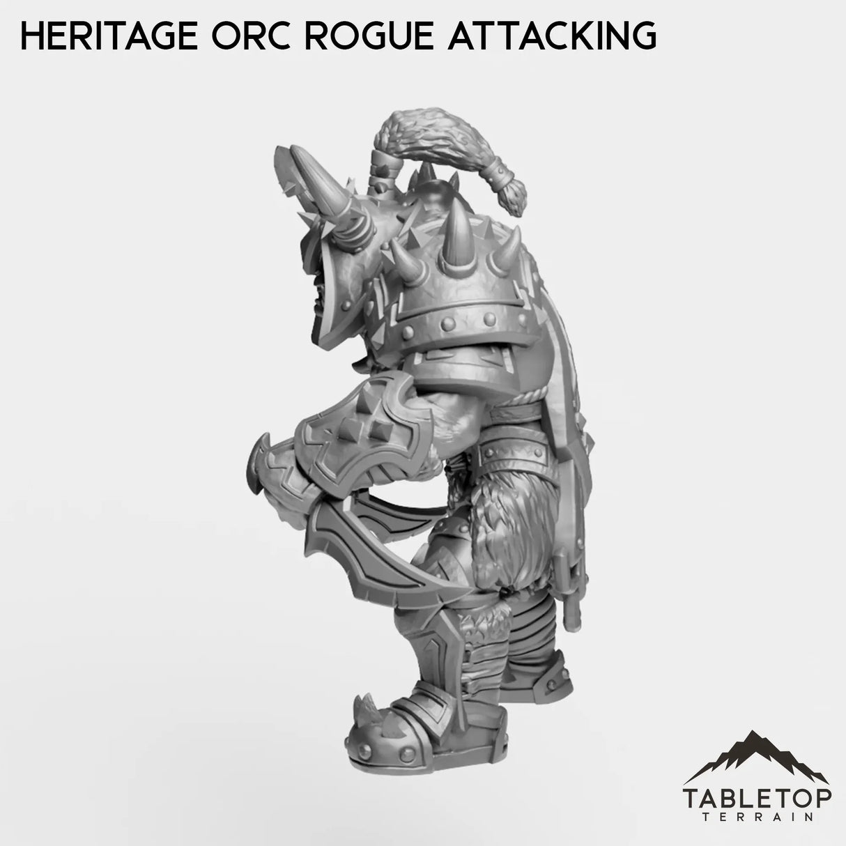 Tabletop Terrain Miniature Heritage Orc Rogue