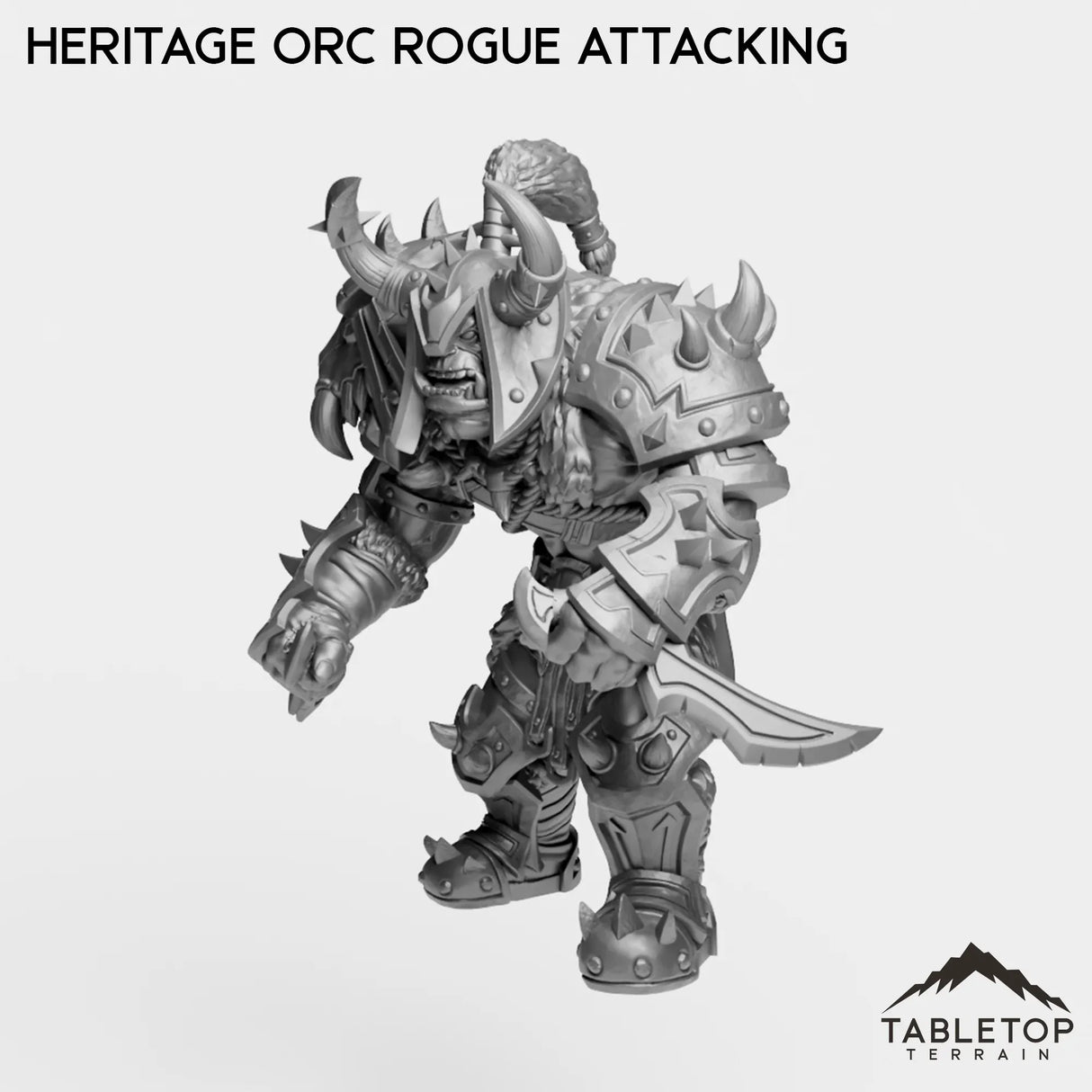 Tabletop Terrain Miniature Heritage Orc Rogue