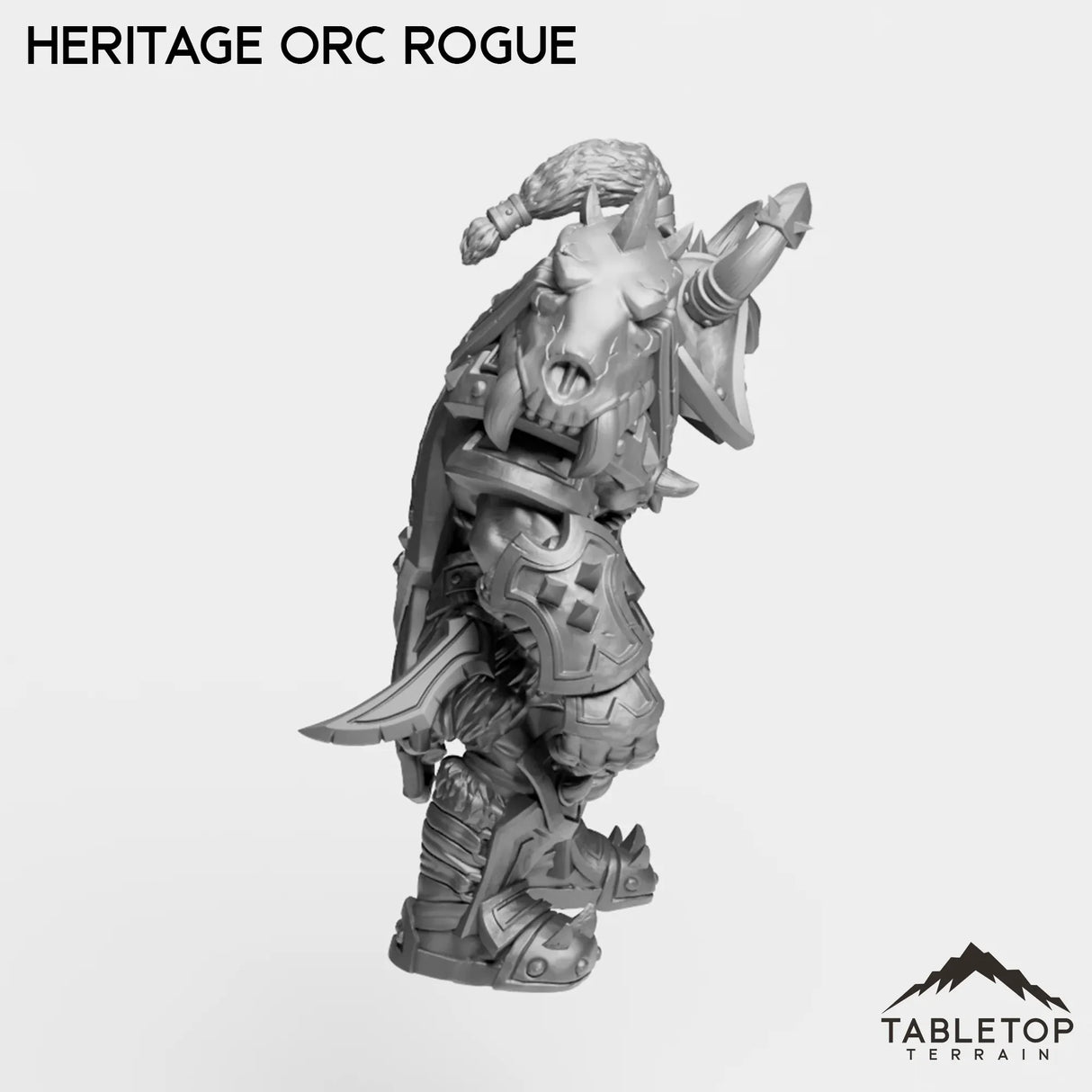 Tabletop Terrain Miniature Heritage Orc Rogue