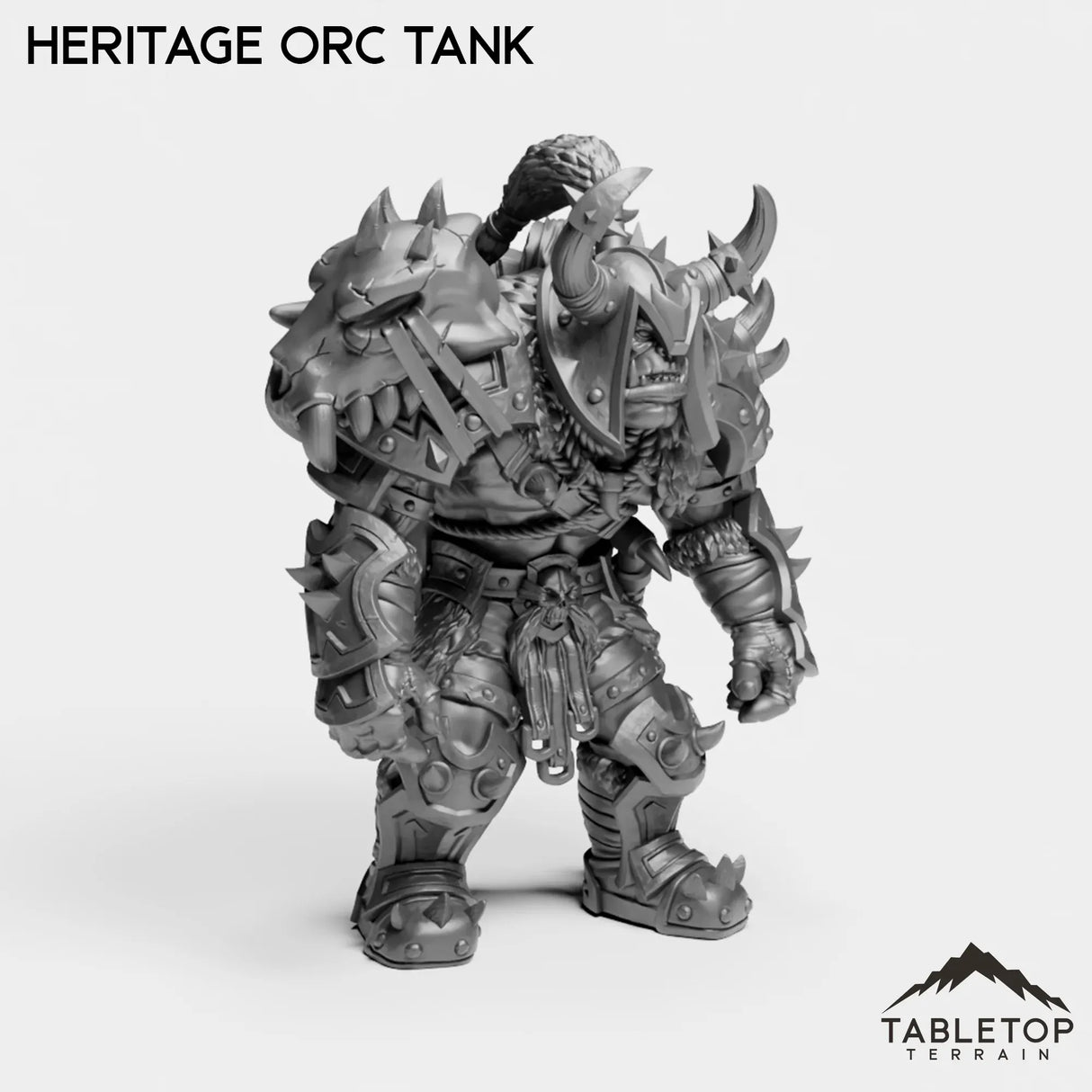 Tabletop Terrain Miniature Heritage Orc Tank