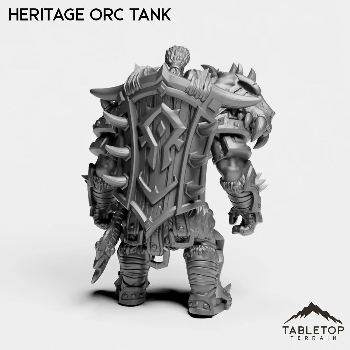 Tabletop Terrain Miniature Heritage Orc Tank