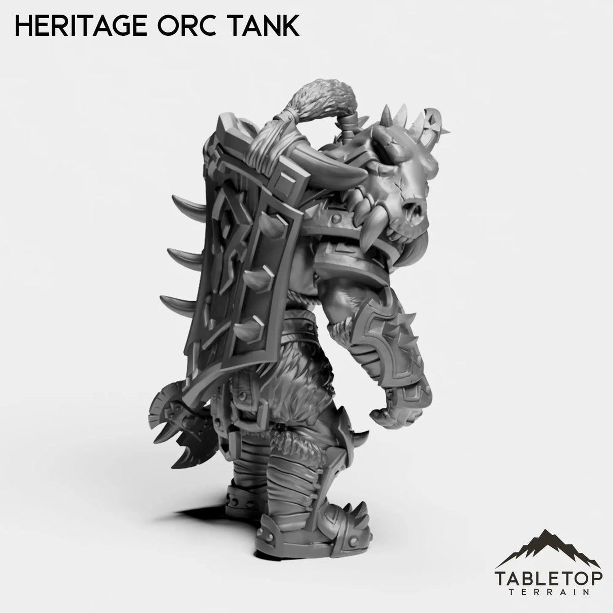 Tabletop Terrain Miniature Heritage Orc Tank