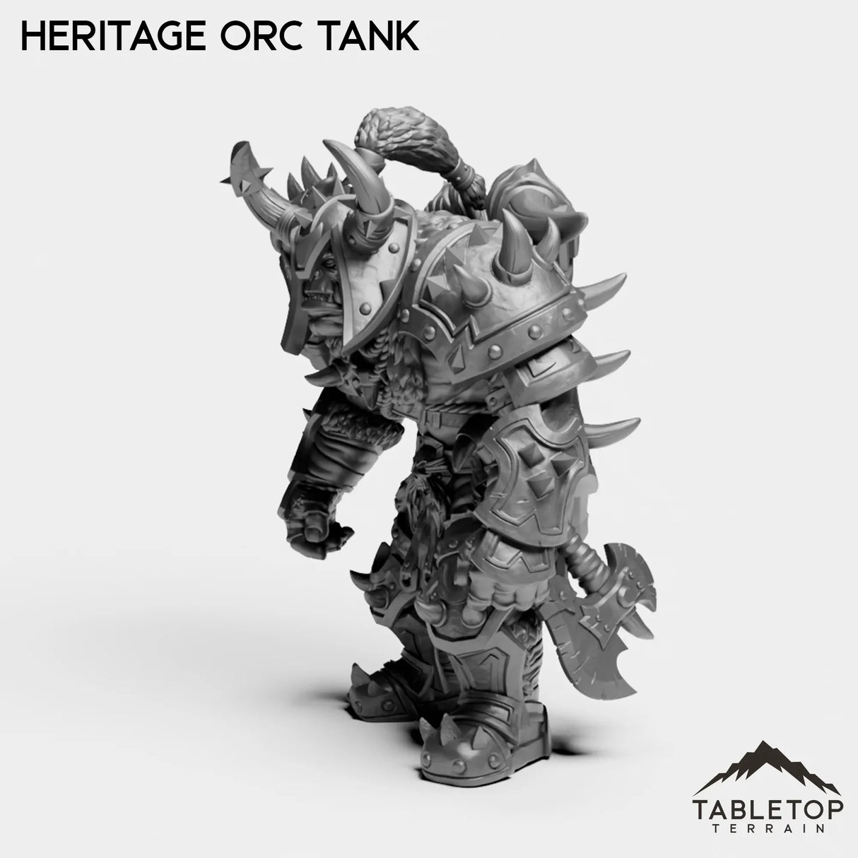 Tabletop Terrain Miniature Heritage Orc Tank
