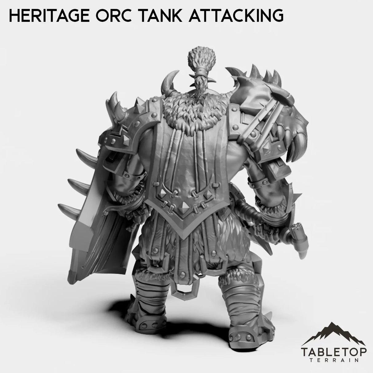 Tabletop Terrain Miniature Heritage Orc Tank