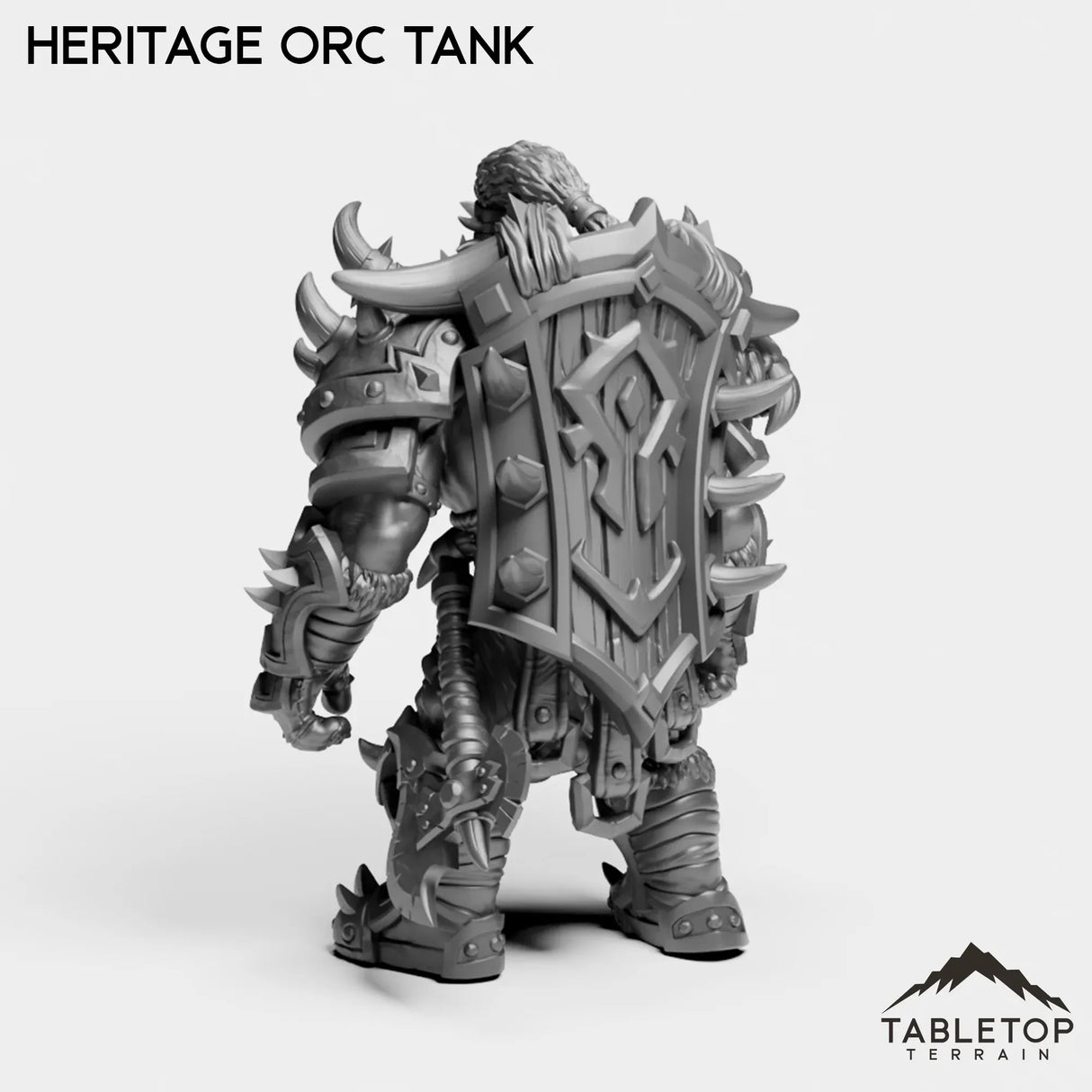 Tabletop Terrain Miniature Heritage Orc Tank