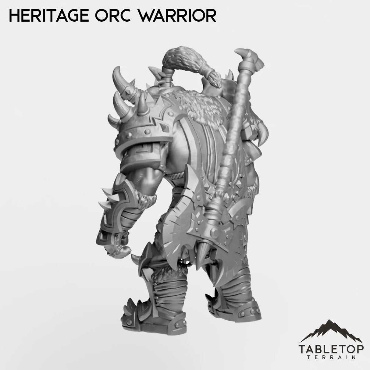 Tabletop Terrain Miniature Heritage Orc Warrior