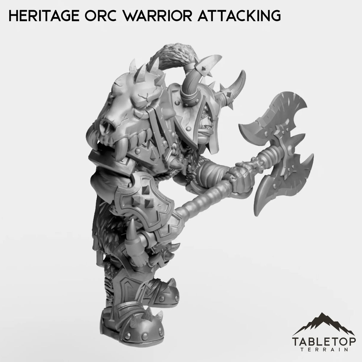 Tabletop Terrain Miniature Heritage Orc Warrior