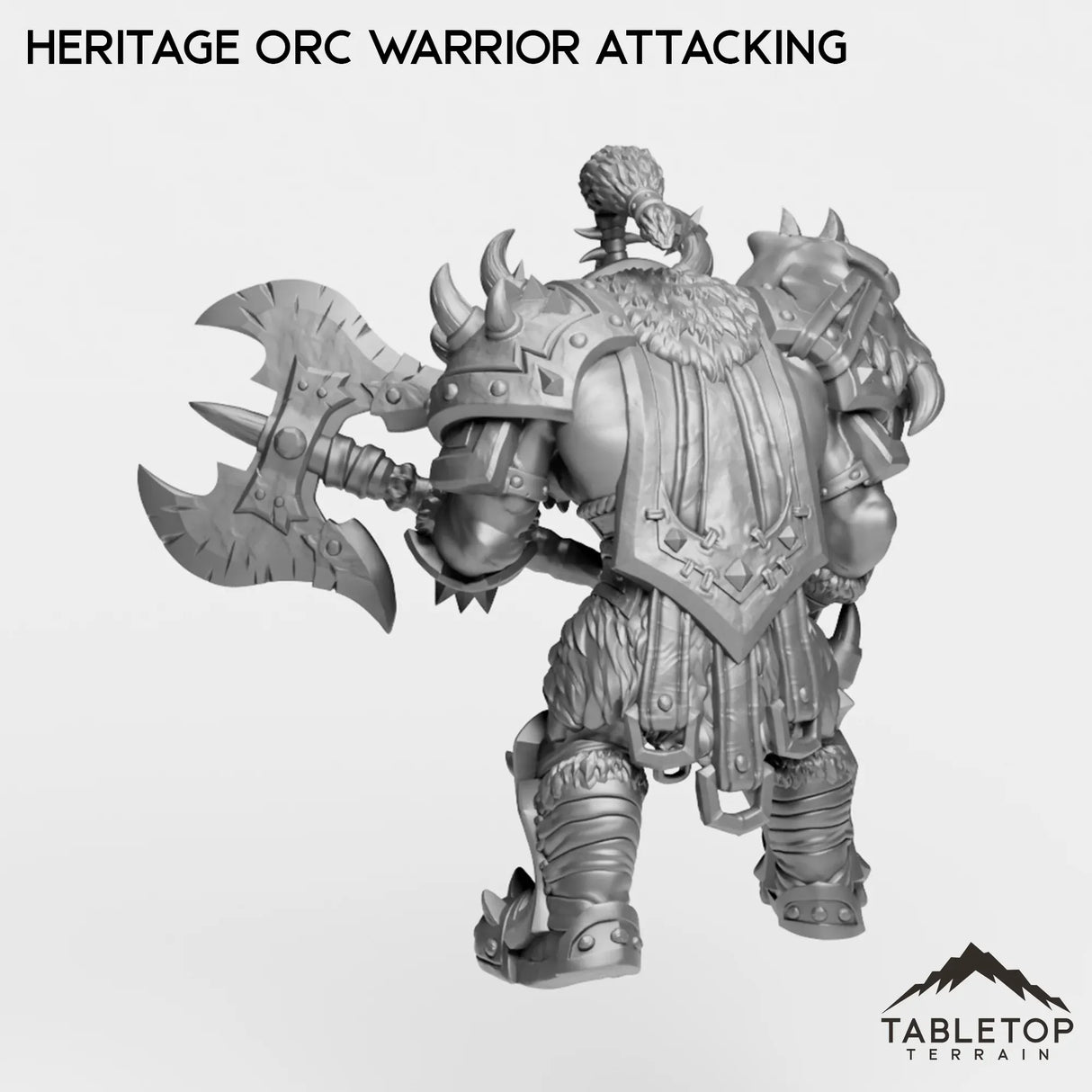 Tabletop Terrain Miniature Heritage Orc Warrior