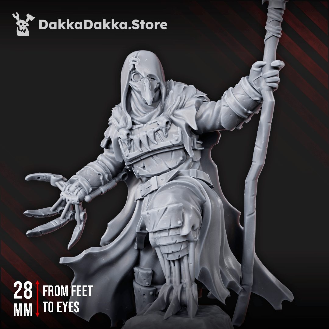 Tabletop Terrain Miniature Hezur - Priest of Gore