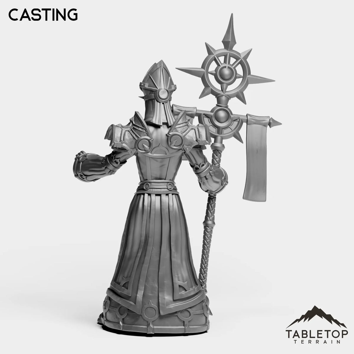 Tabletop Terrain Miniature Highland Caster Female