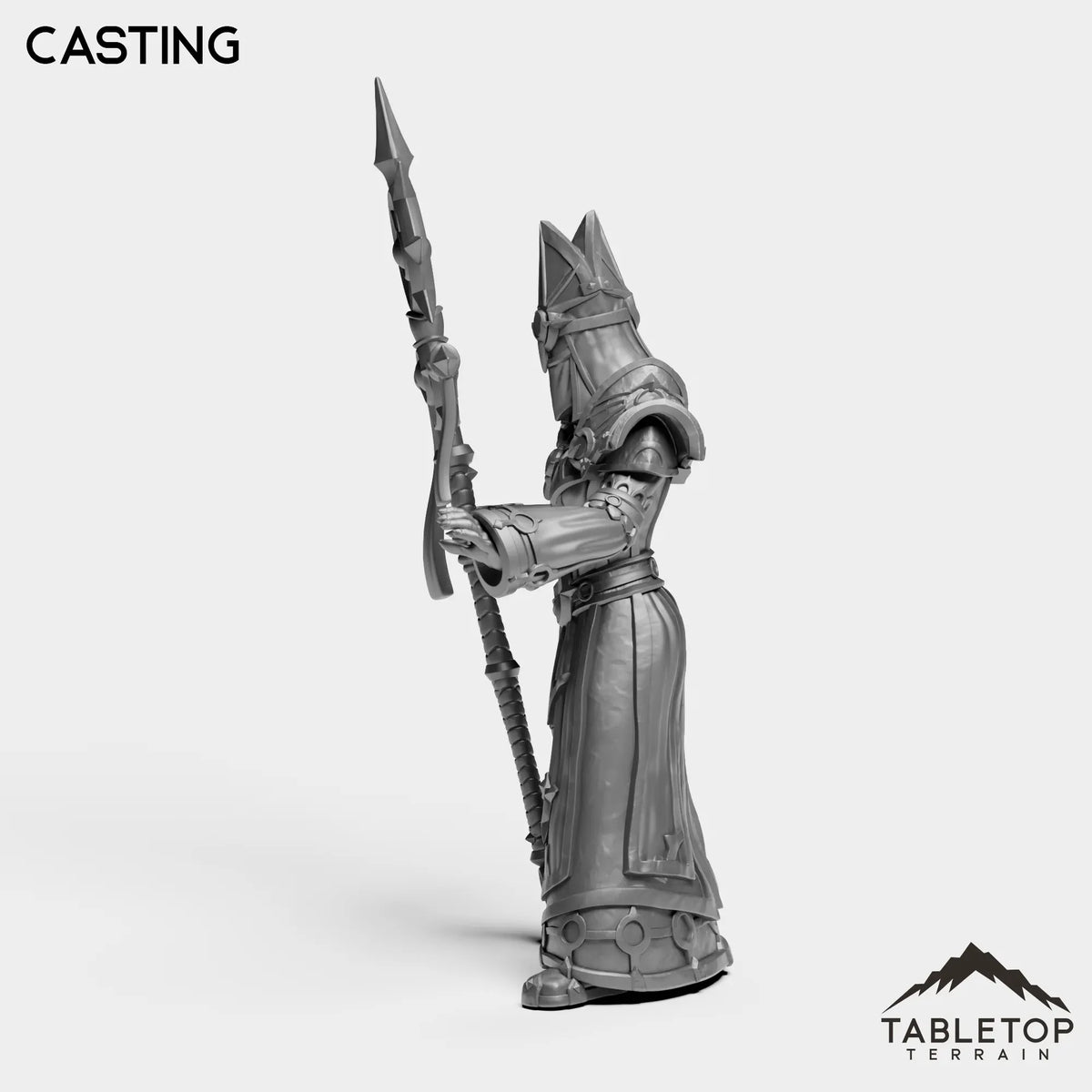Tabletop Terrain Miniature Highland Caster Female