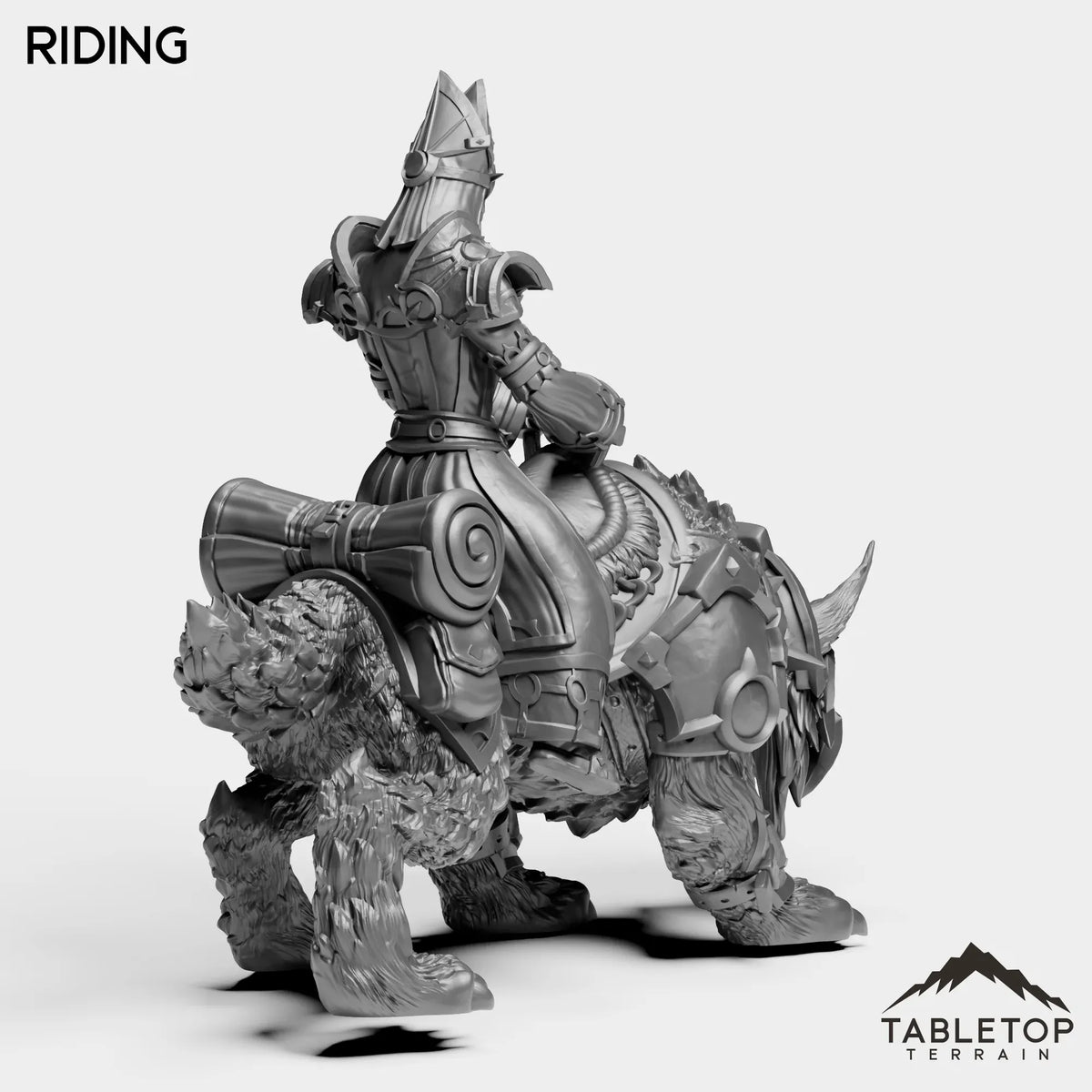 Tabletop Terrain Miniature Highland Caster Female