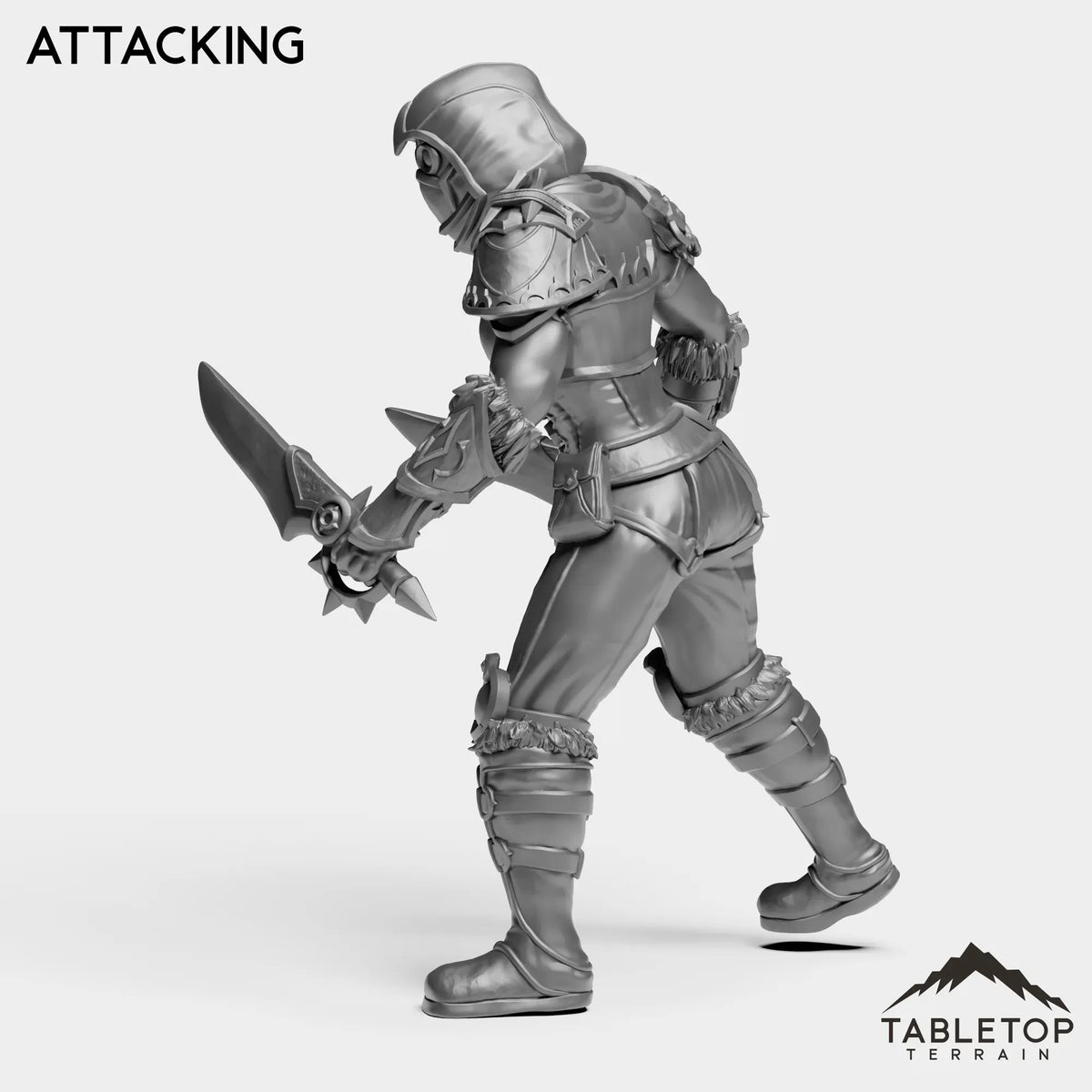 Tabletop Terrain Miniature Highland Rogue Female