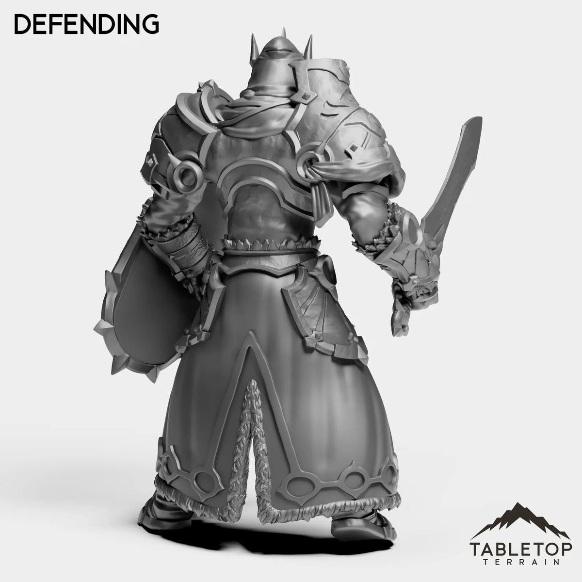 Tabletop Terrain Miniature Highland Warrior