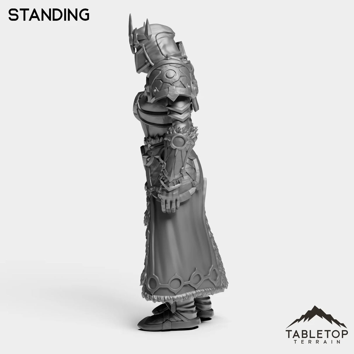 Tabletop Terrain Miniature Highland Warrior Female