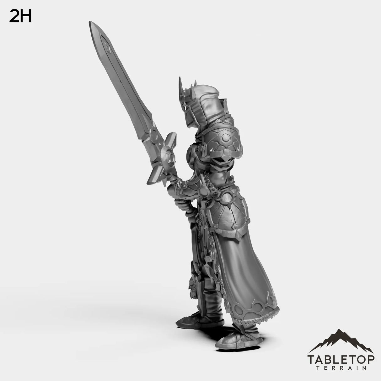 Tabletop Terrain Miniature Highland Warrior Female