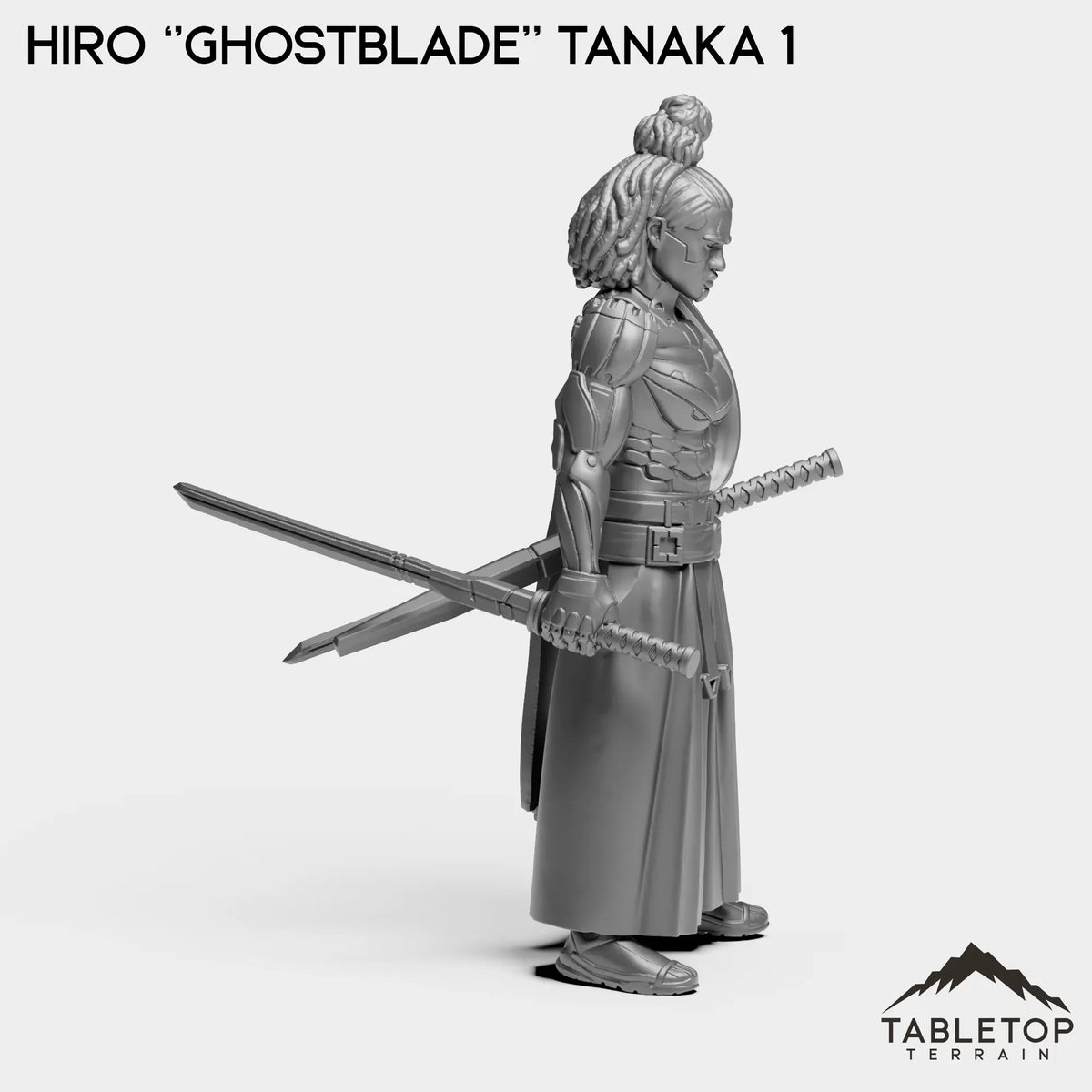 Tabletop Terrain Miniature Hiro ''Ghostblade'' Tanaka