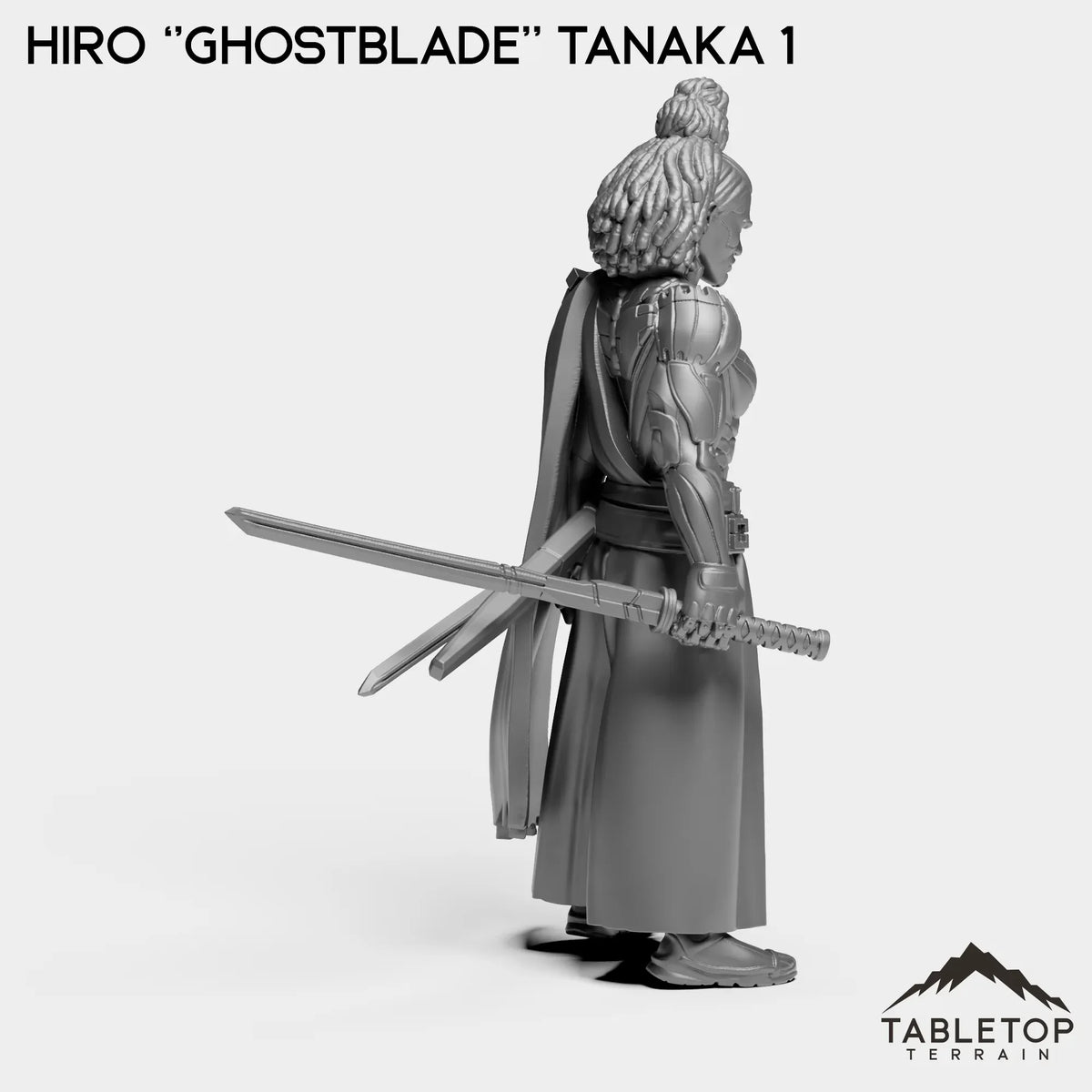 Tabletop Terrain Miniature Hiro ''Ghostblade'' Tanaka