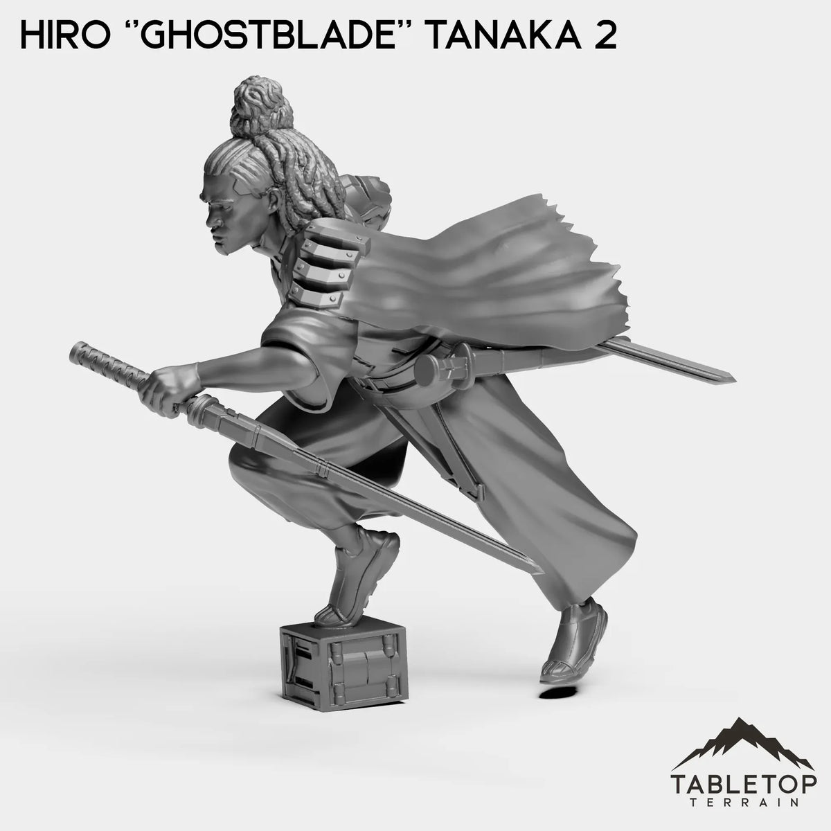 Tabletop Terrain Miniature Hiro ''Ghostblade'' Tanaka