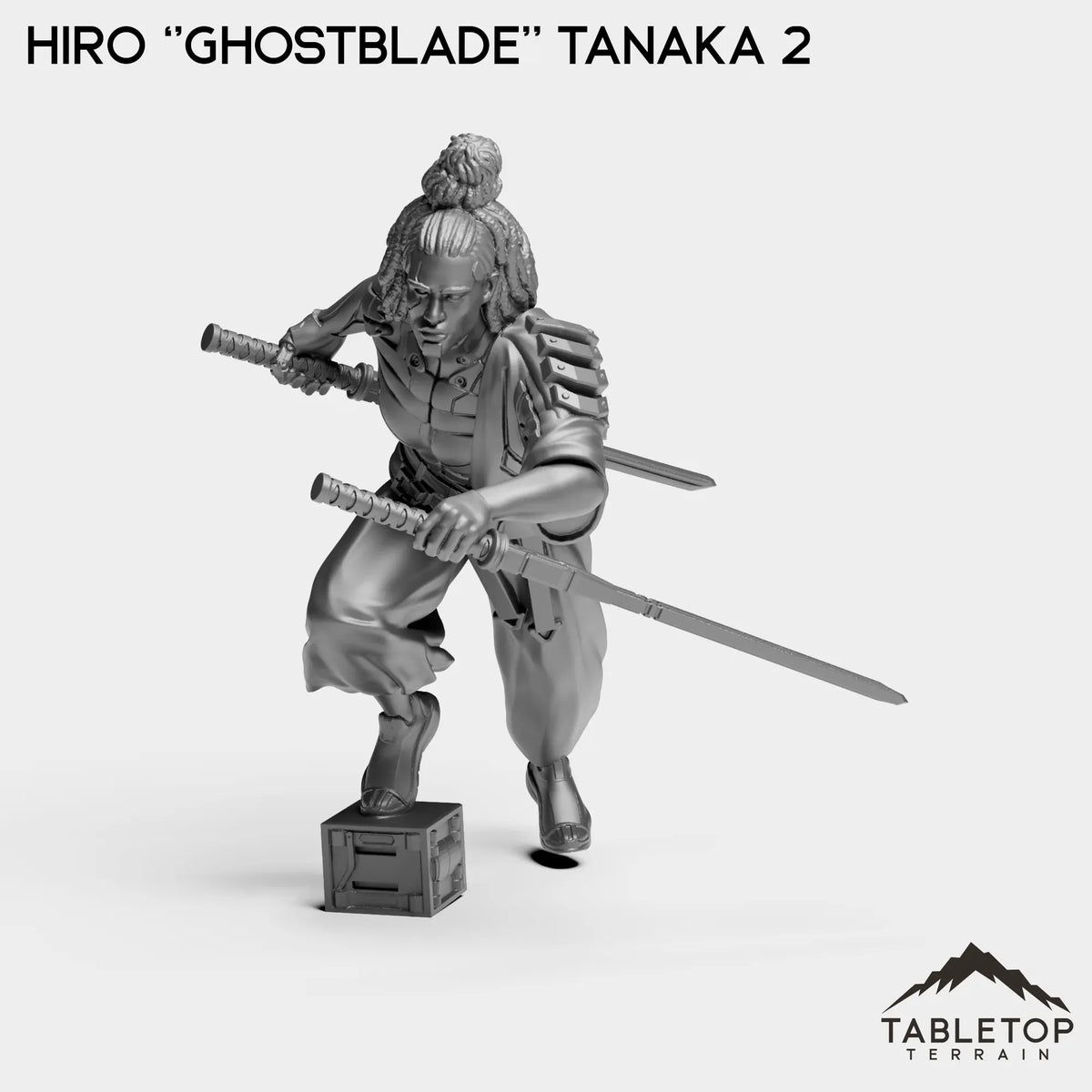 Tabletop Terrain Miniature Hiro ''Ghostblade'' Tanaka