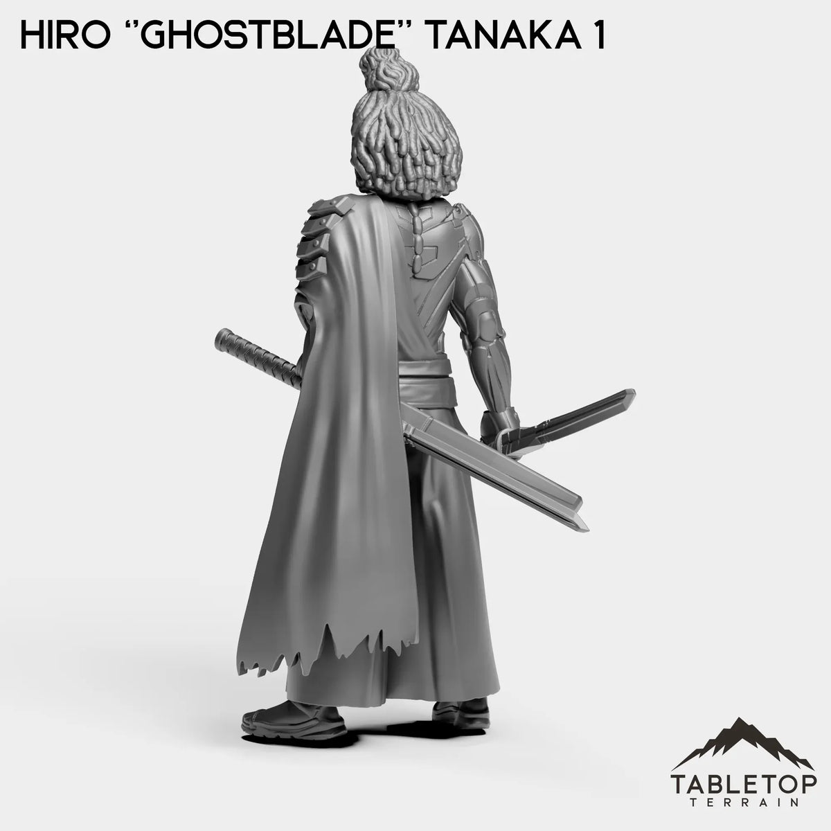Tabletop Terrain Miniature Hiro ''Ghostblade'' Tanaka
