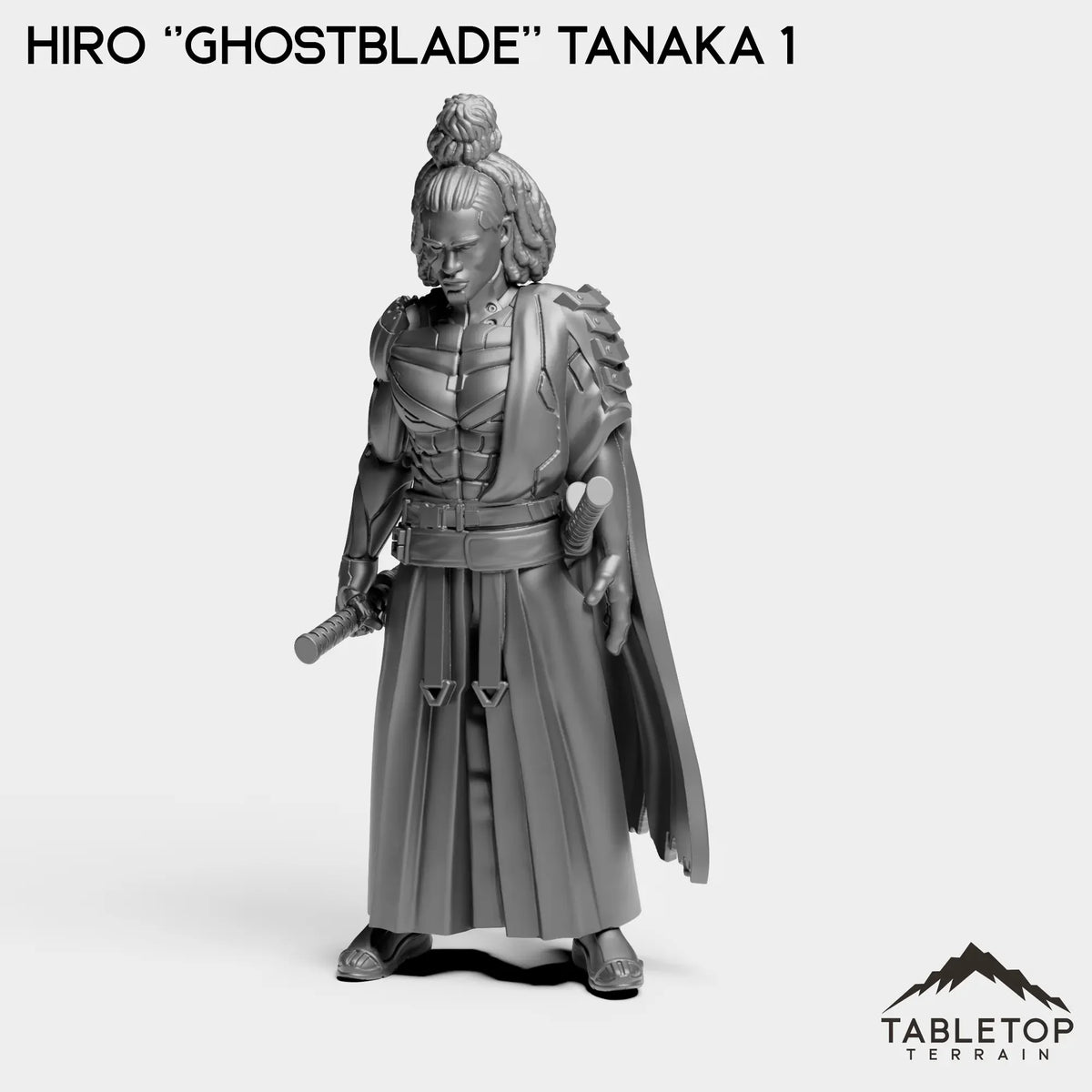 Tabletop Terrain Miniature Hiro ''Ghostblade'' Tanaka