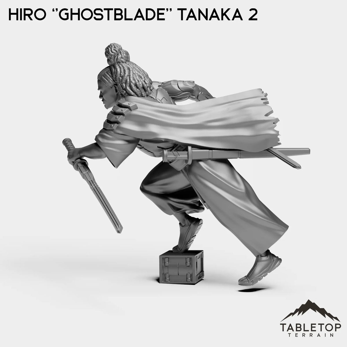 Tabletop Terrain Miniature Hiro ''Ghostblade'' Tanaka