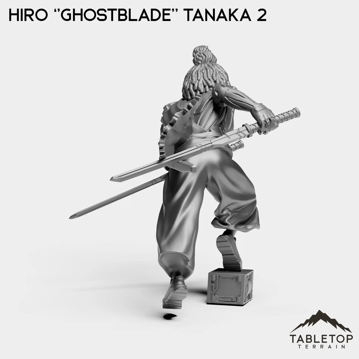 Tabletop Terrain Miniature Hiro ''Ghostblade'' Tanaka