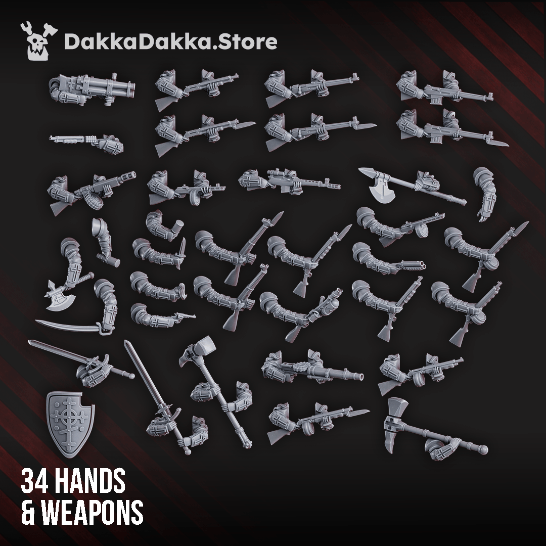 Tabletop Terrain Miniature Holy Steel Battalion (build-kit)