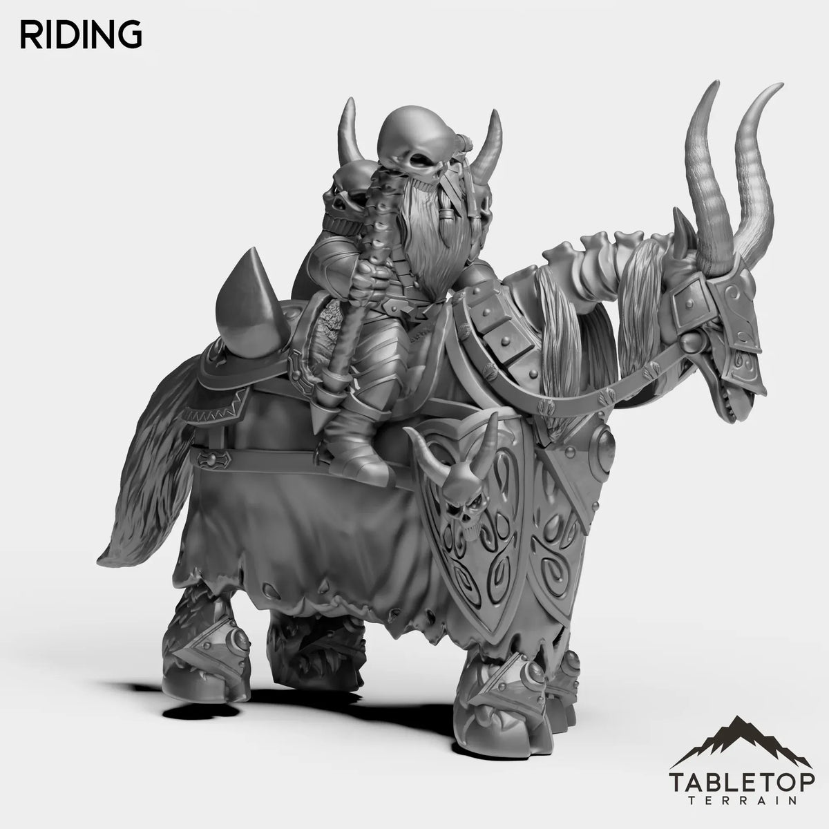 Tabletop Terrain Miniature Horseman Boss 1
