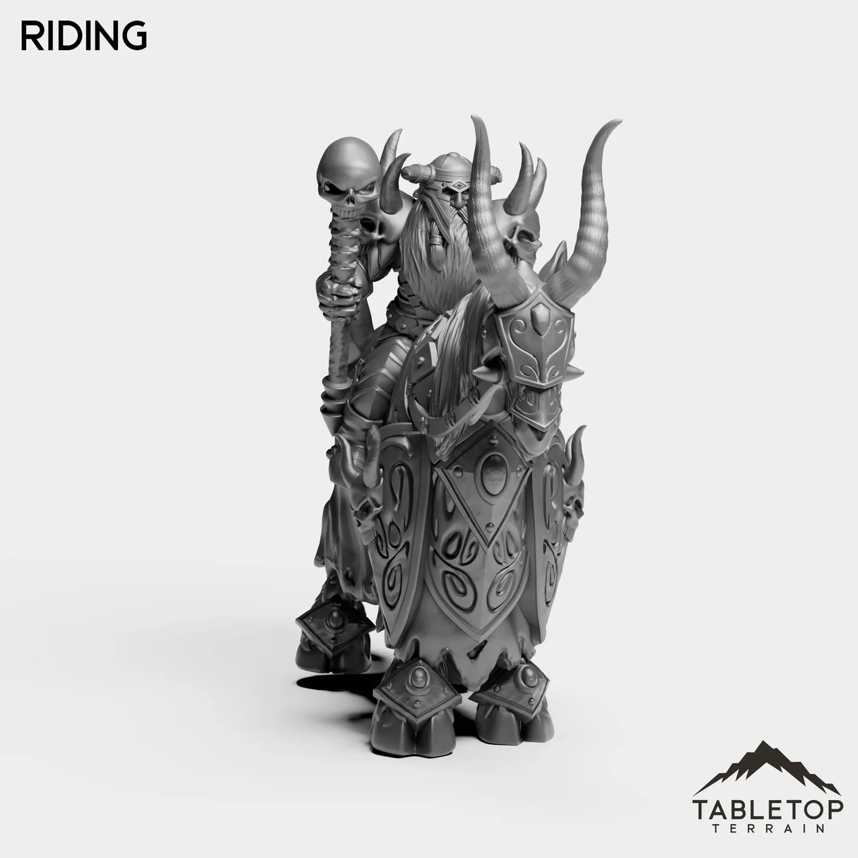 Tabletop Terrain Miniature Horseman Boss 1
