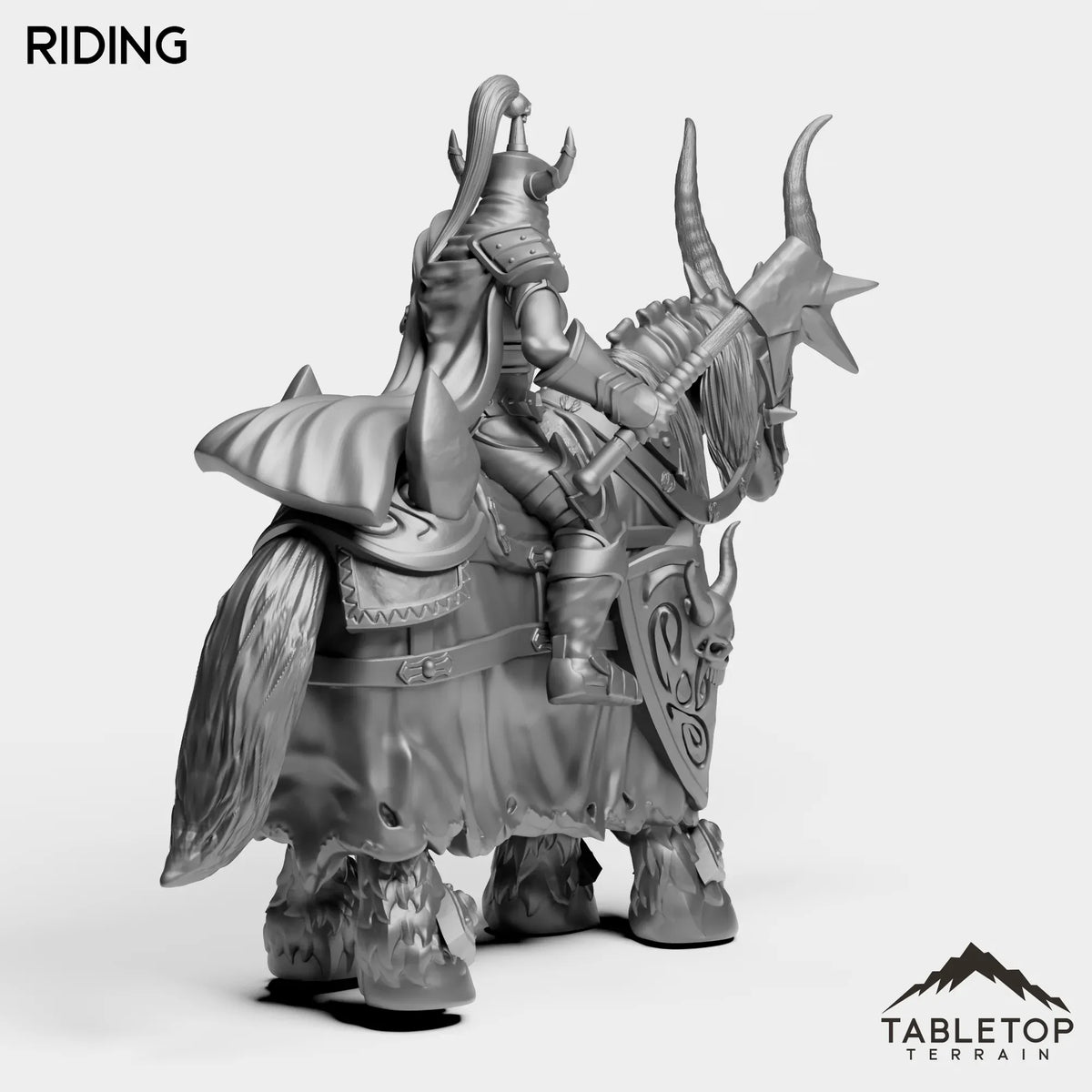 Tabletop Terrain Miniature Horseman Boss 2