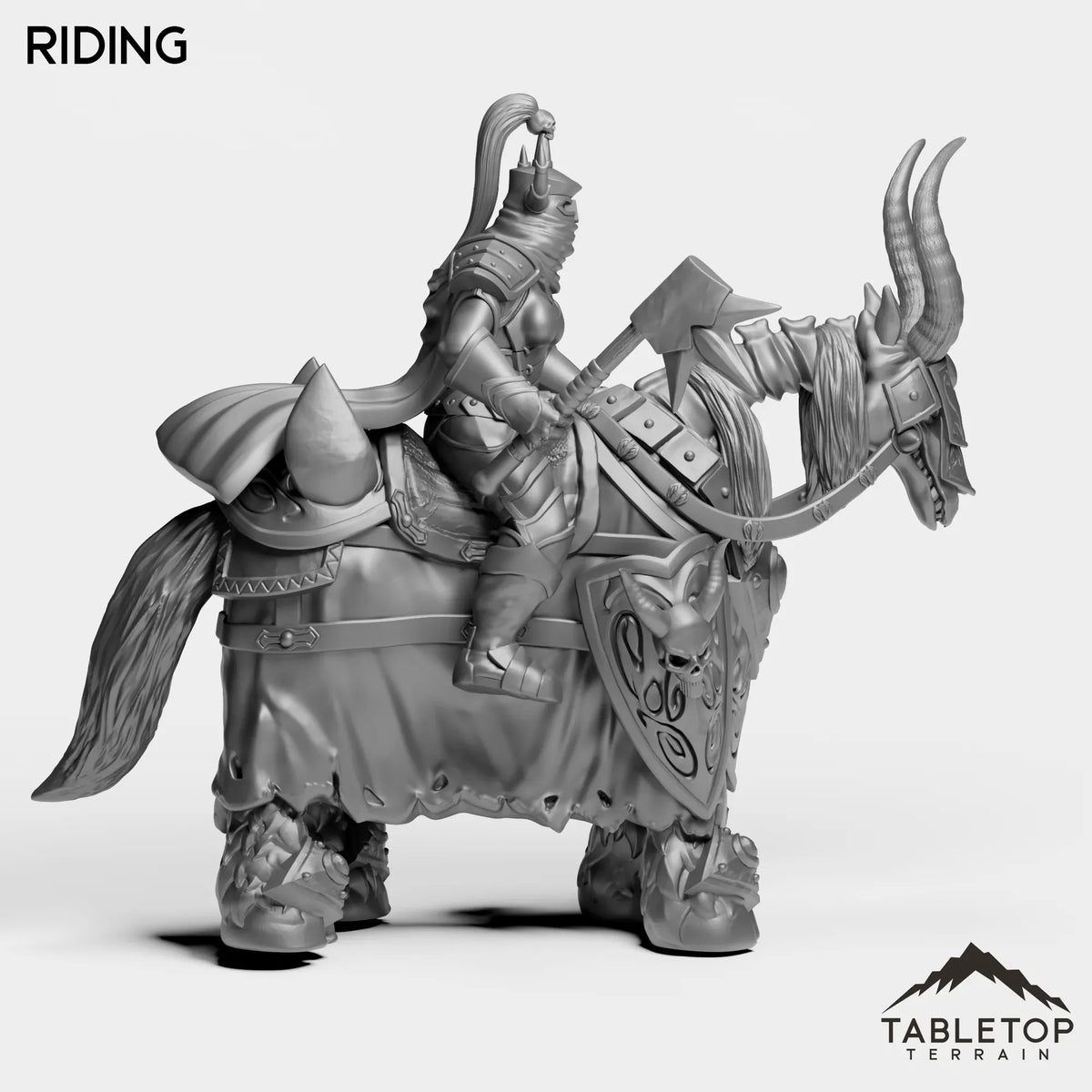 Tabletop Terrain Miniature Horseman Boss 2