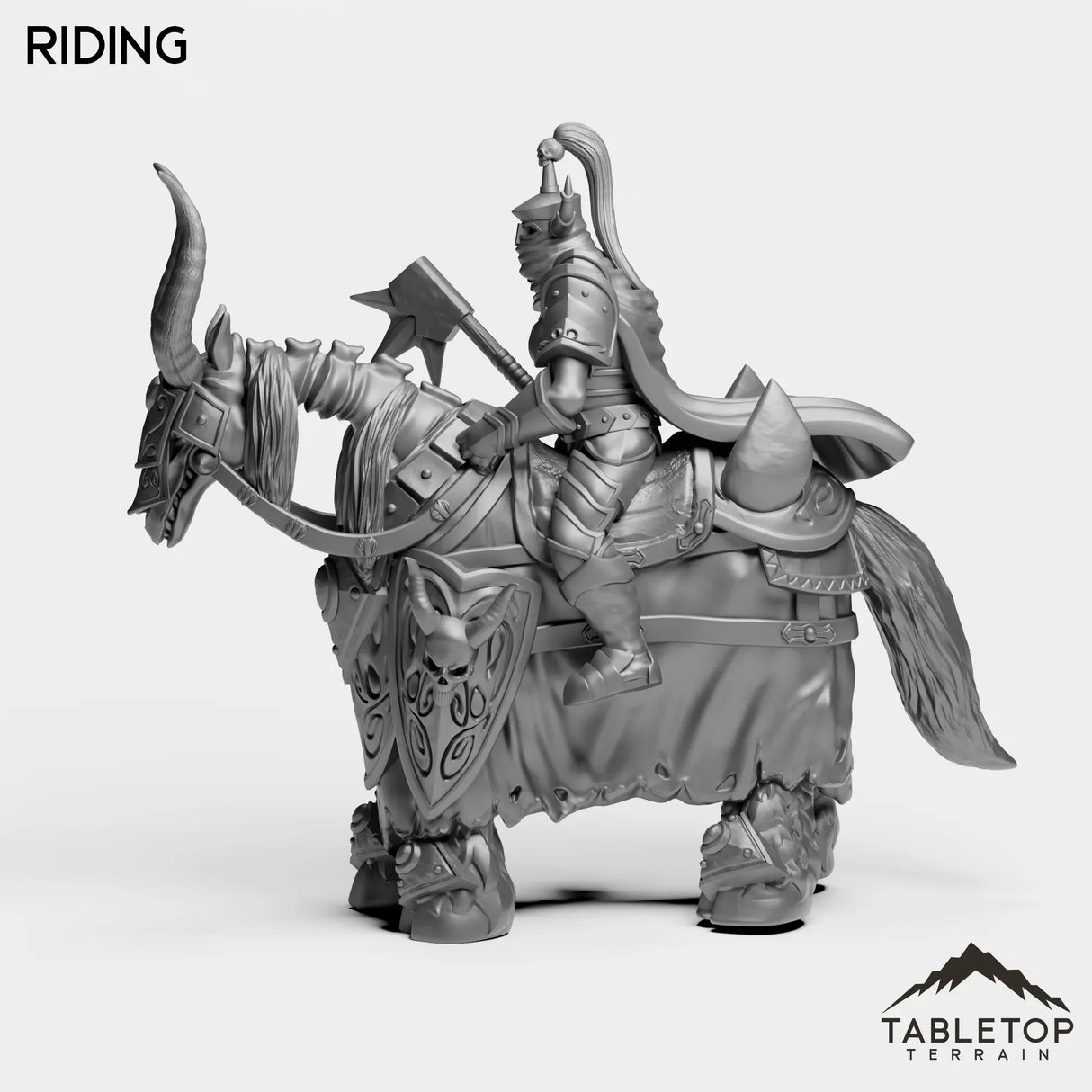 Tabletop Terrain Miniature Horseman Boss 2