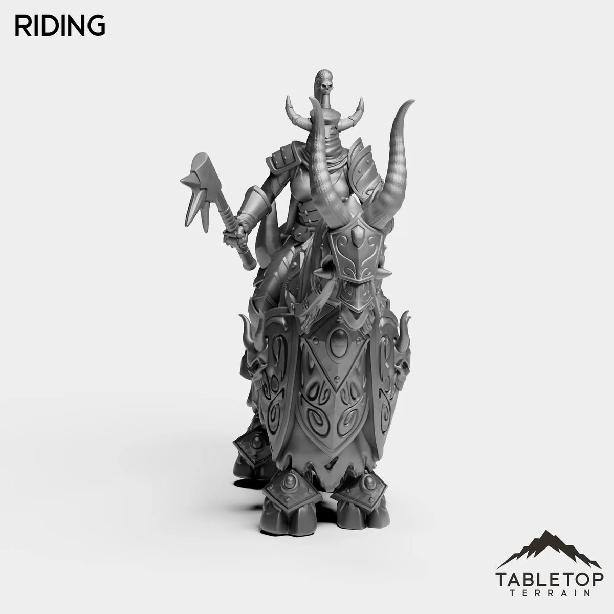 Tabletop Terrain Miniature Horseman Boss 2