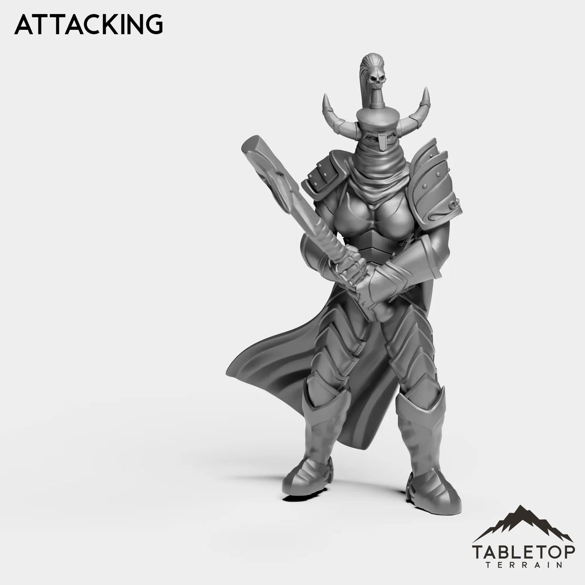 Tabletop Terrain Miniature Horseman Boss 2