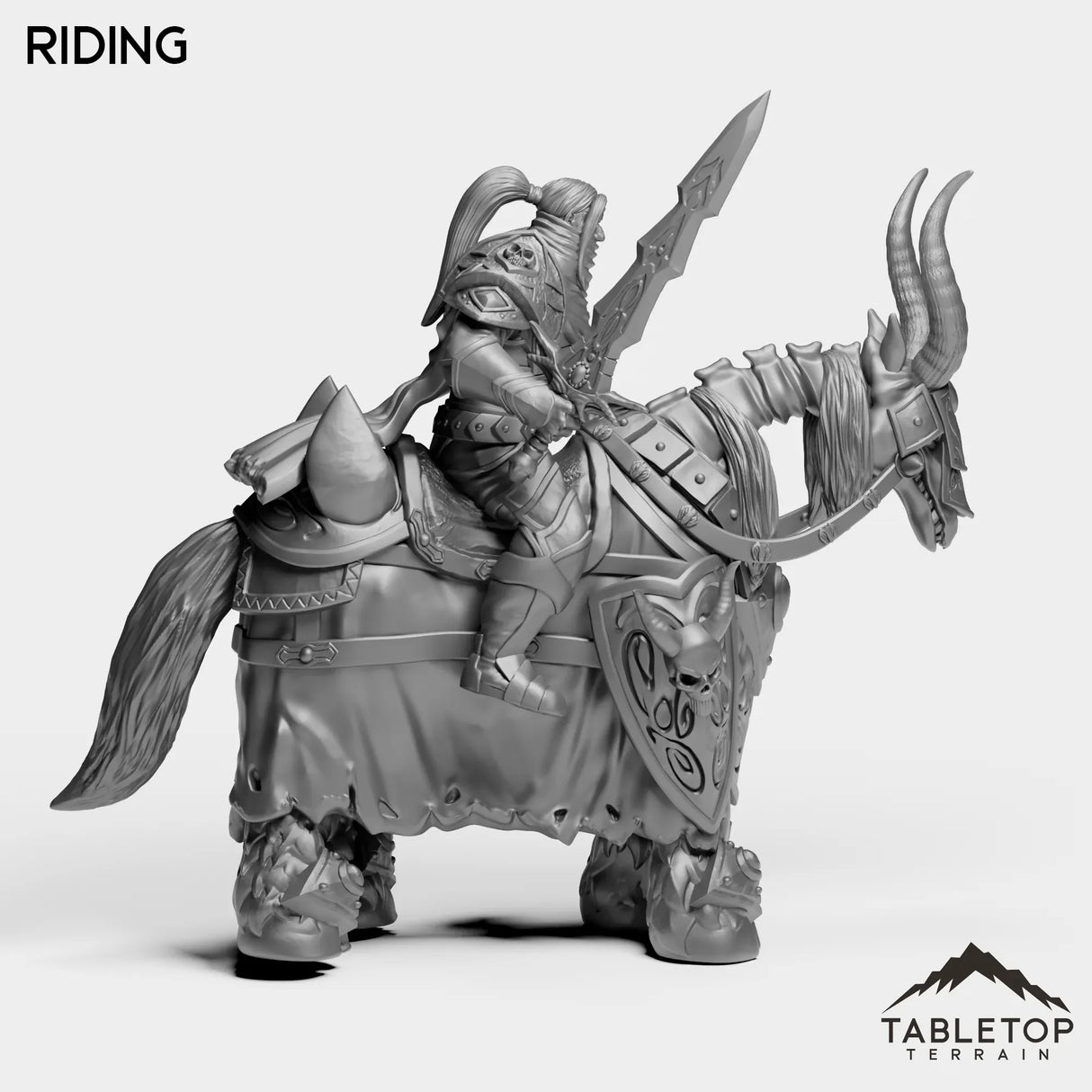 Tabletop Terrain Miniature Horseman Boss 3