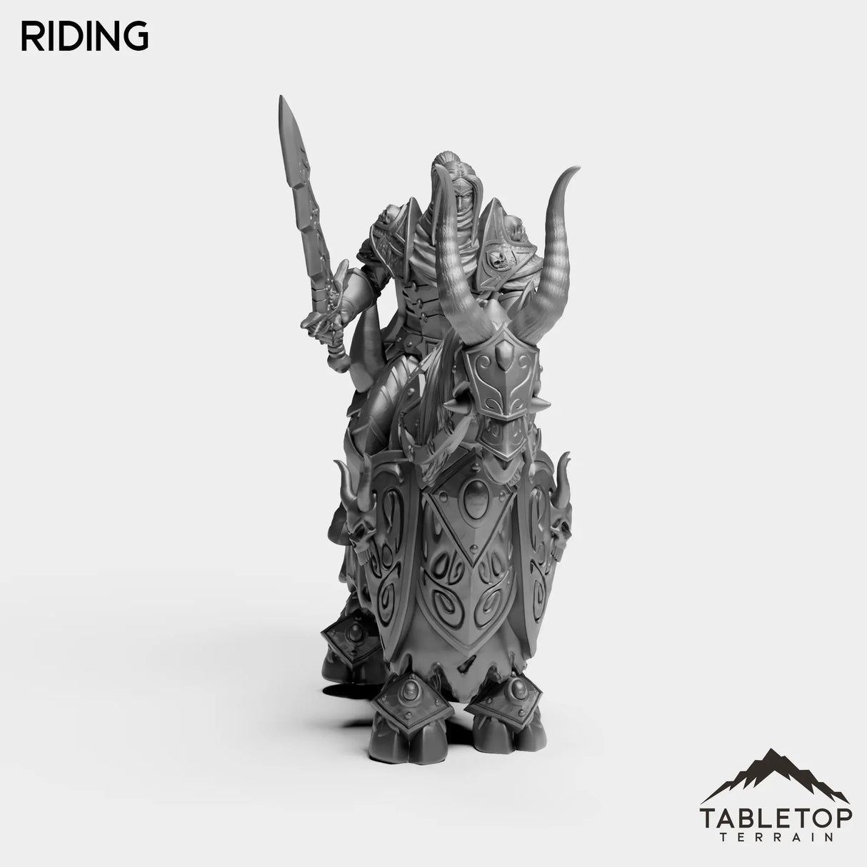 Tabletop Terrain Miniature Horseman Boss 3
