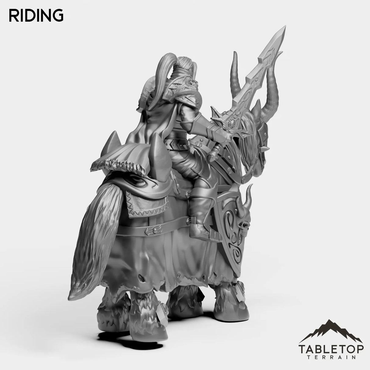 Tabletop Terrain Miniature Horseman Boss 3