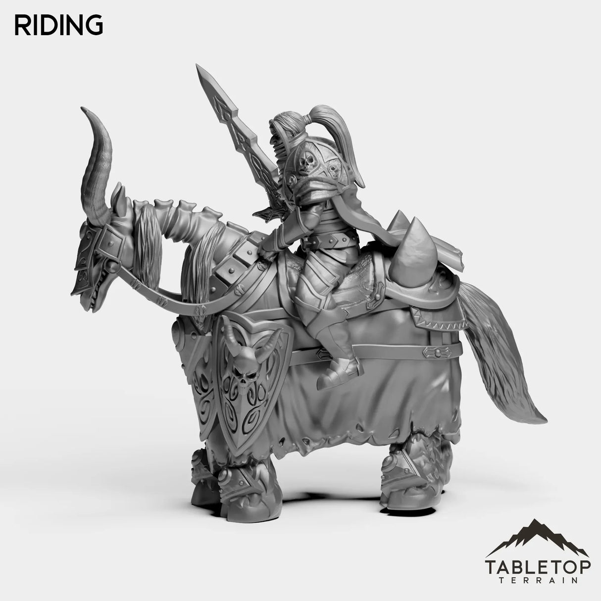 Tabletop Terrain Miniature Horseman Boss 3