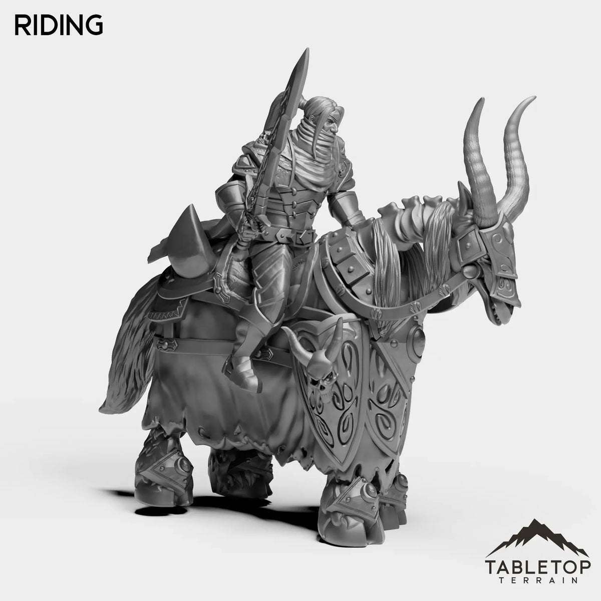 Tabletop Terrain Miniature Horseman Boss 3