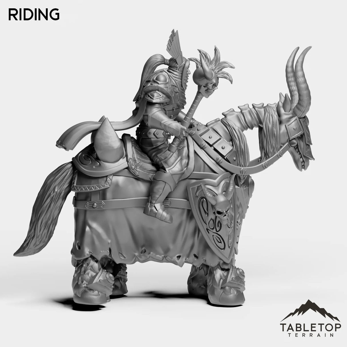 Tabletop Terrain Miniature Horseman Boss 4