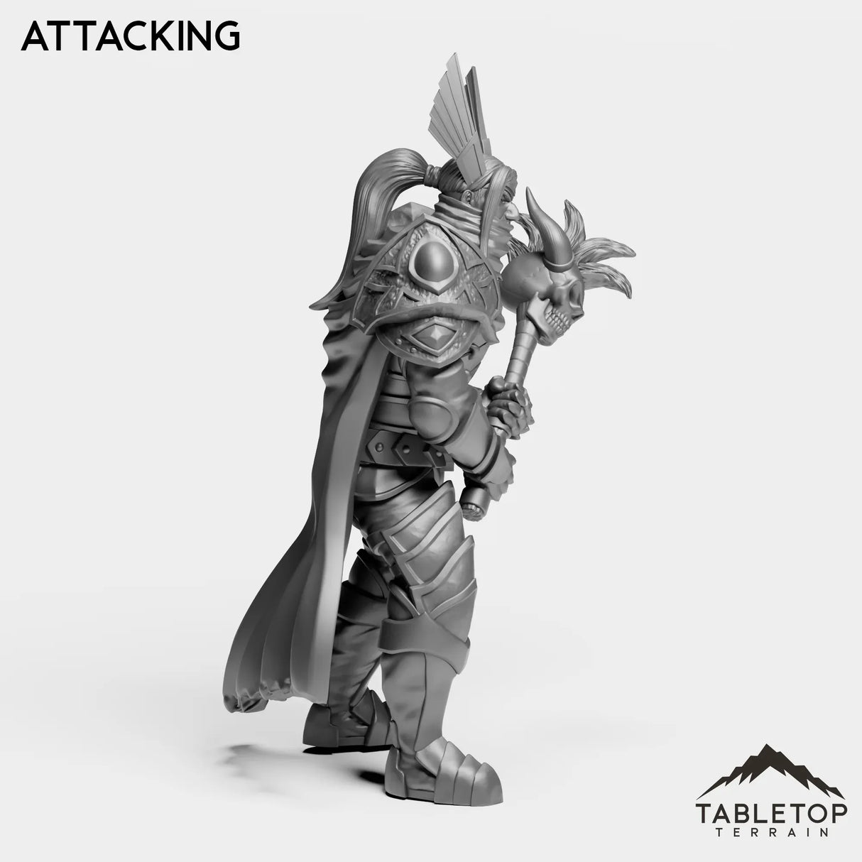 Tabletop Terrain Miniature Horseman Boss 4