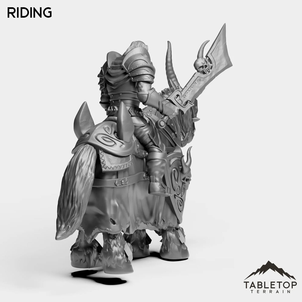 Tabletop Terrain Miniature Horseman Boss 5