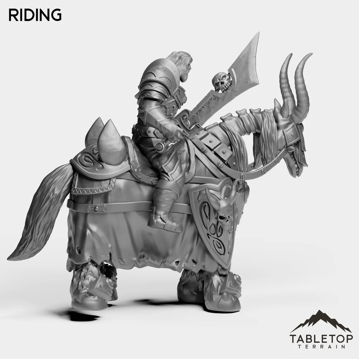 Tabletop Terrain Miniature Horseman Boss 5